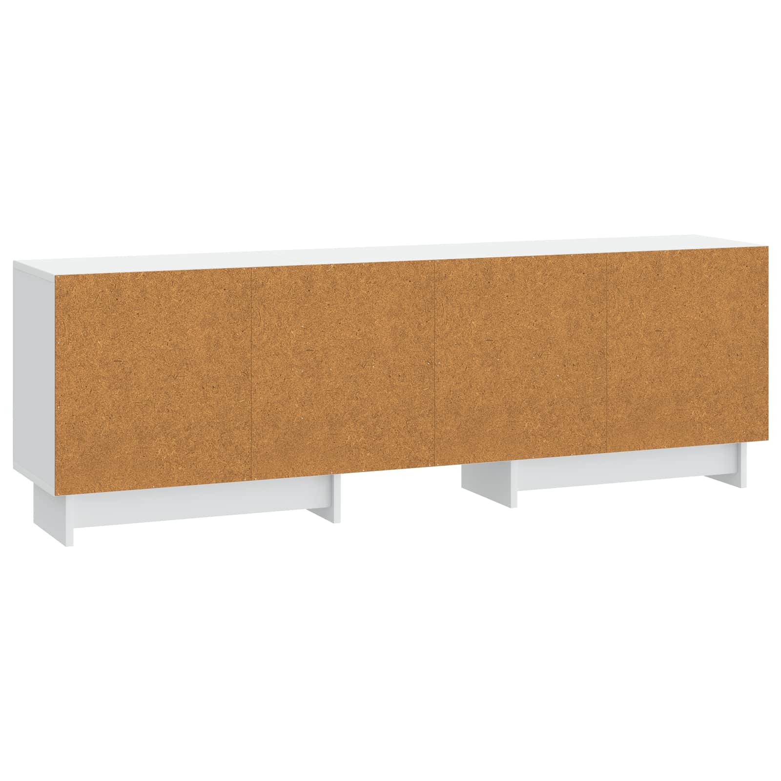 TV-kast Wit 150 x 31 x 50 cm Geconstrueerd hout