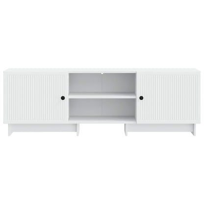 TV-kast Wit 150 x 31 x 50 cm Geconstrueerd hout