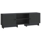 TV-kast 150x31x50 cm zwart geconstrueerd hout
