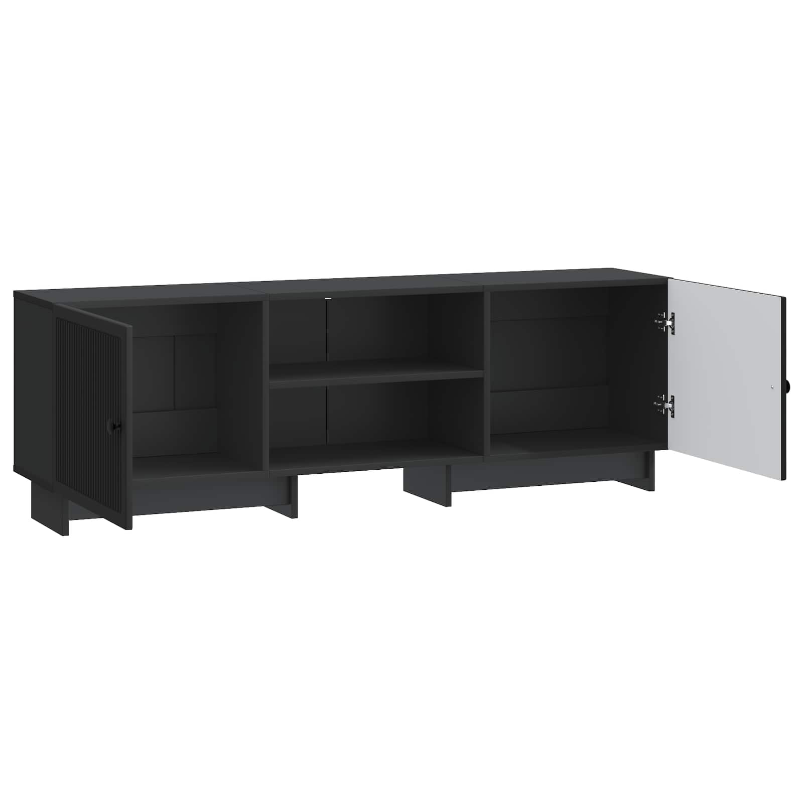 TV-kast Zwart 150 x 31 x 50 cm Geconstrueerd hout
