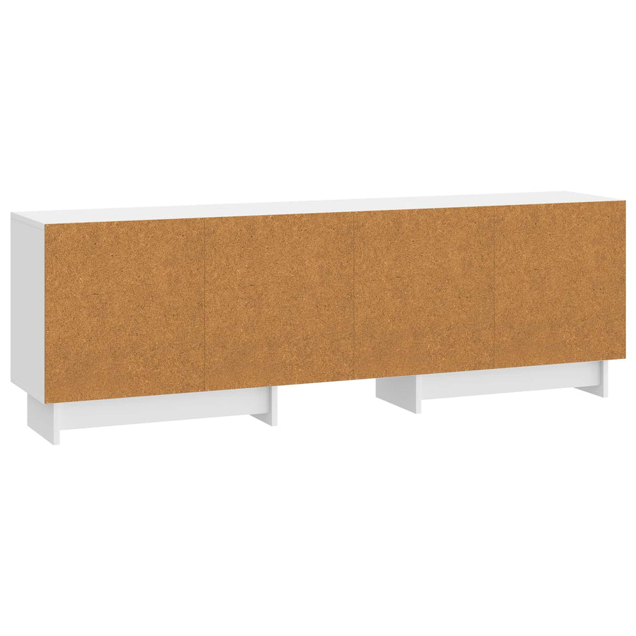 TV-kast Hoogglans Wit 150 x 31 x 50 cm Geconstrueerd hout