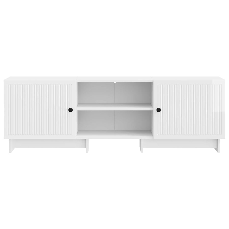TV-kast Hoogglans Wit 150 x 31 x 50 cm Geconstrueerd hout
