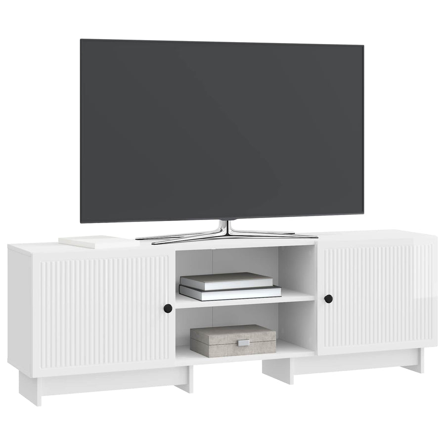 TV-kast Hoogglans Wit 150 x 31 x 50 cm Geconstrueerd hout
