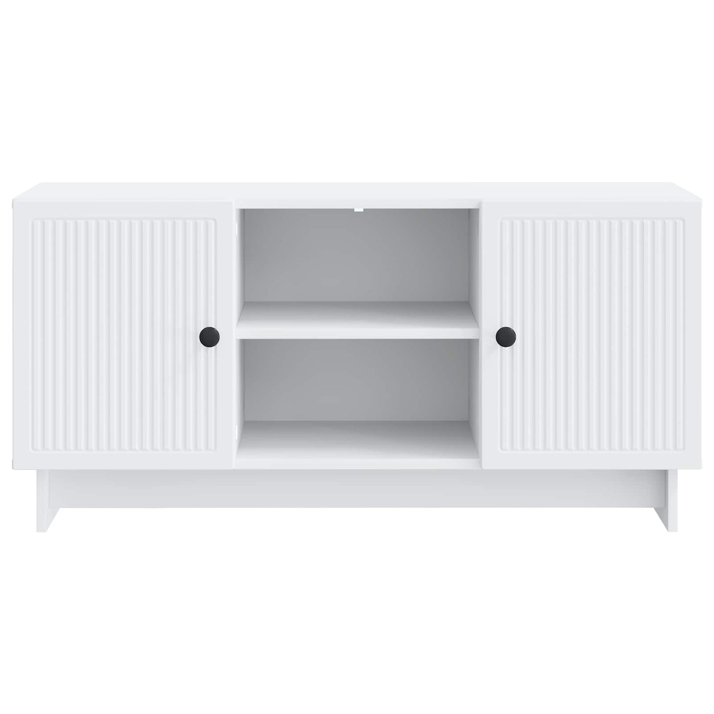 TV-kast 102 x 34,5 x 50 cm Wit Bewerkt hout