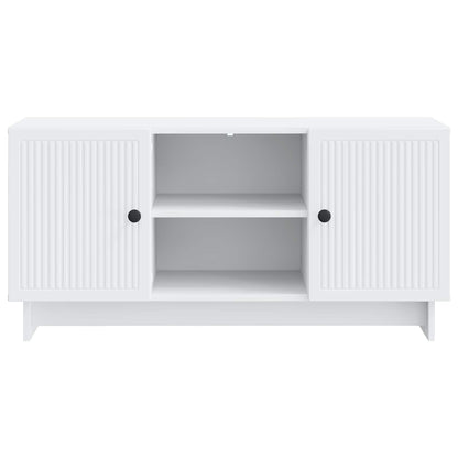 TV-kast 102 x 34,5 x 50 cm Wit Bewerkt hout