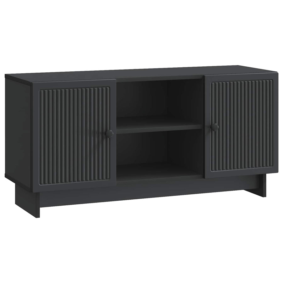 TV-kast Zwart 102 x 34,5 x 50 cm Bewerkt hout