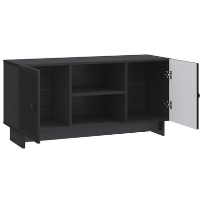 TV-kast Zwart 102 x 34,5 x 50 cm Bewerkt hout