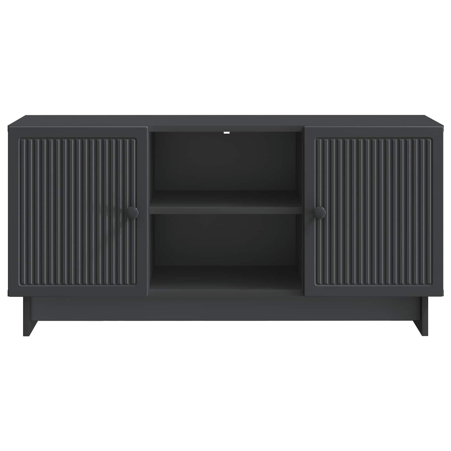 TV-kast Zwart 102 x 34,5 x 50 cm Bewerkt hout