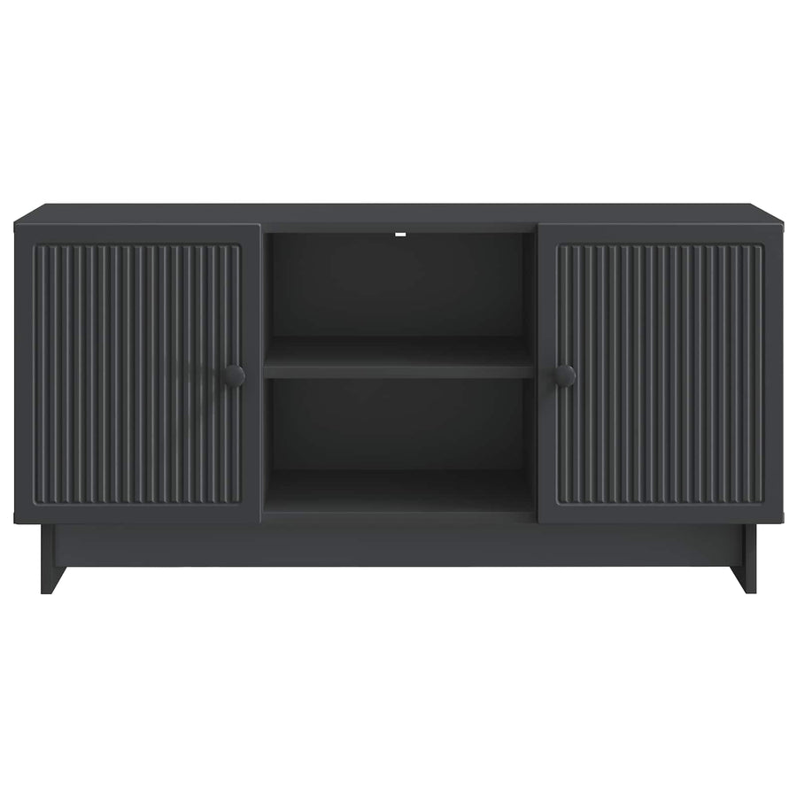 TV-kast Zwart 102 x 34,5 x 50 cm Bewerkt hout