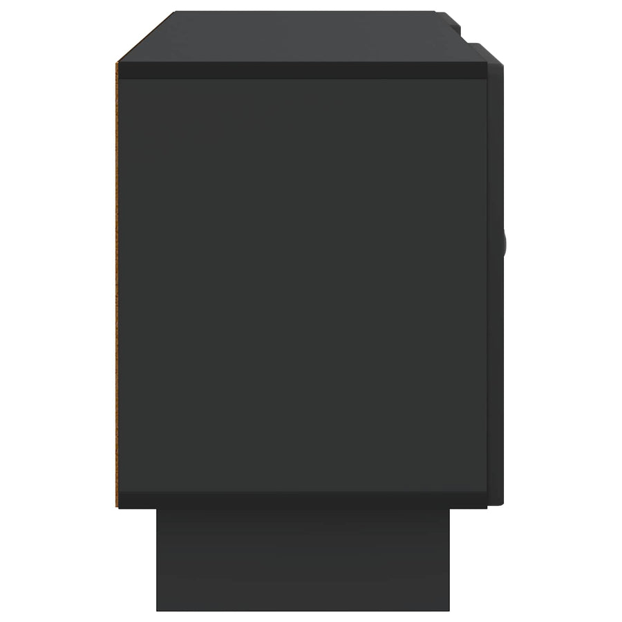 TV-kast Zwart 102 x 34,5 x 50 cm Bewerkt hout