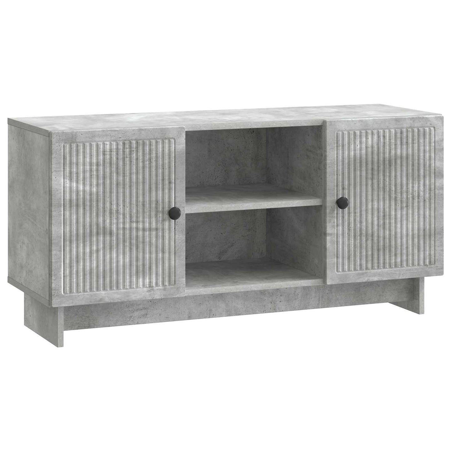 TV-kast Beton Grijs 102 x 34,5 x 50 cm Bewerkt hout