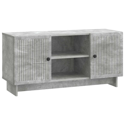 TV-kast Beton Grijs 102 x 34,5 x 50 cm Bewerkt hout