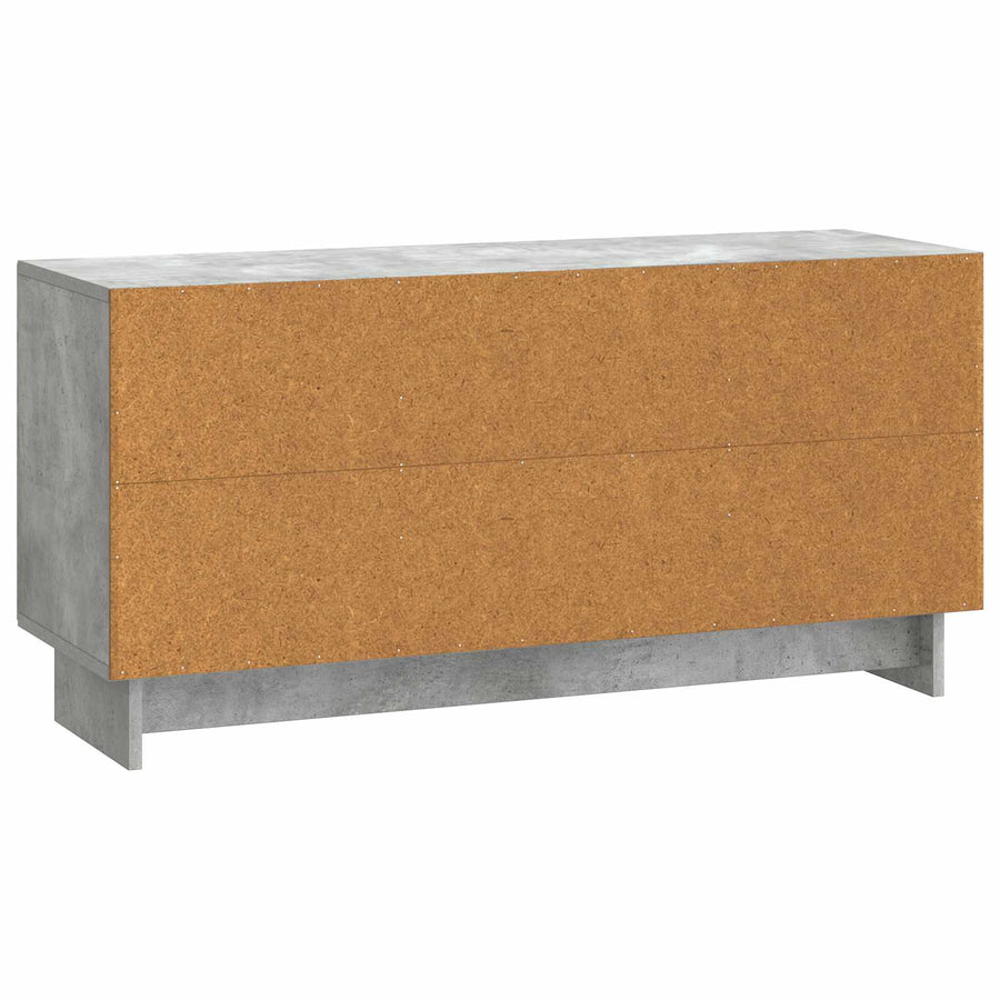 TV-kast Beton Grijs 102 x 34,5 x 50 cm Bewerkt hout