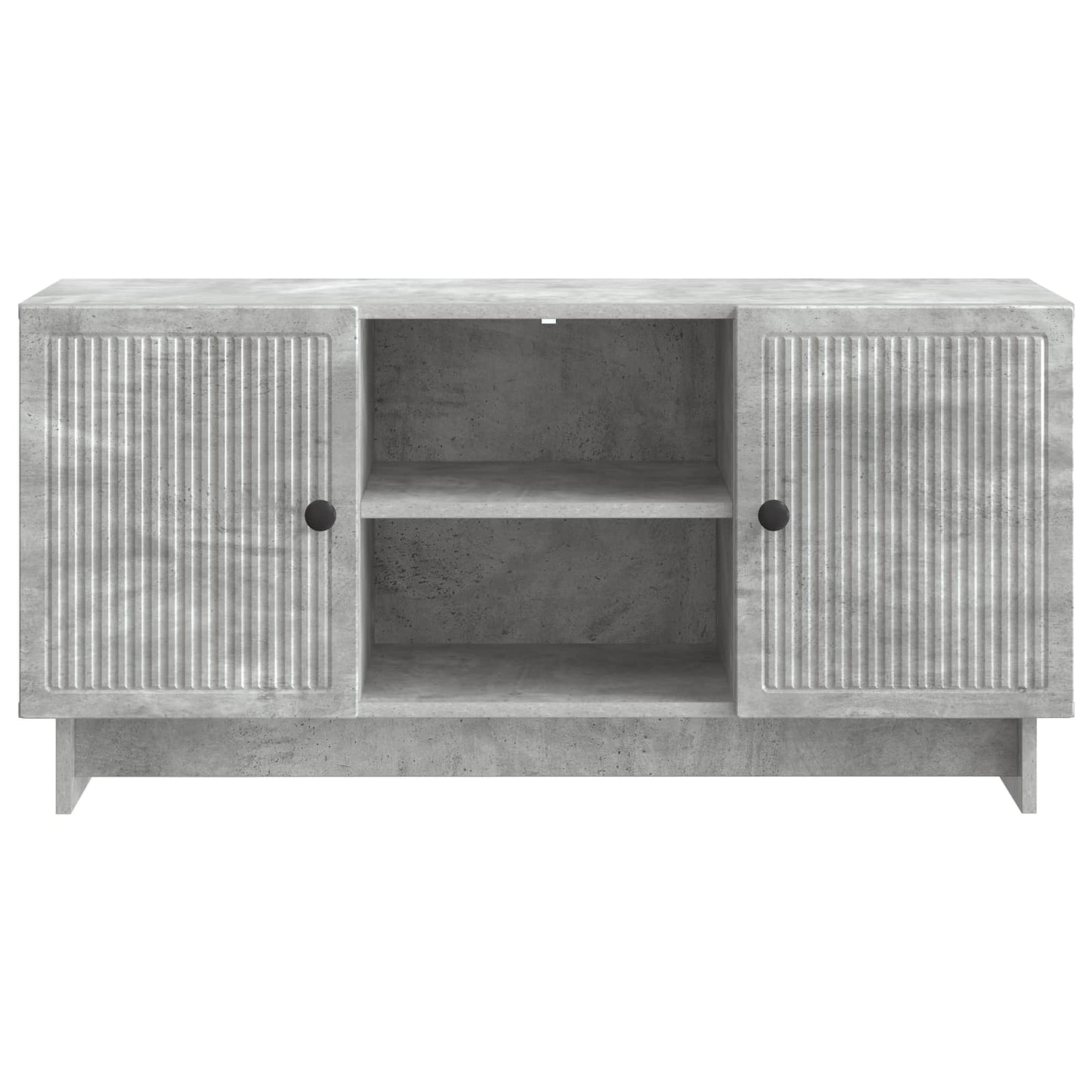 TV-kast Beton Grijs 102 x 34,5 x 50 cm Bewerkt hout