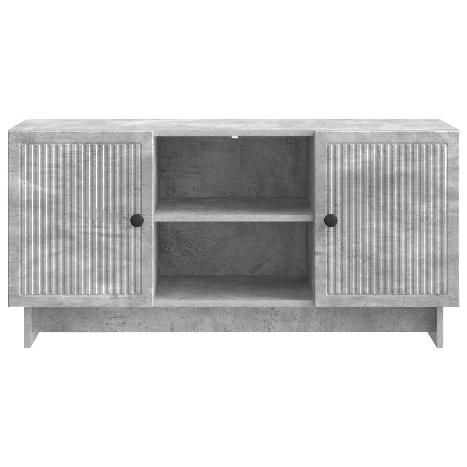 TV-kast Beton Grijs 102 x 34,5 x 50 cm Bewerkt hout
