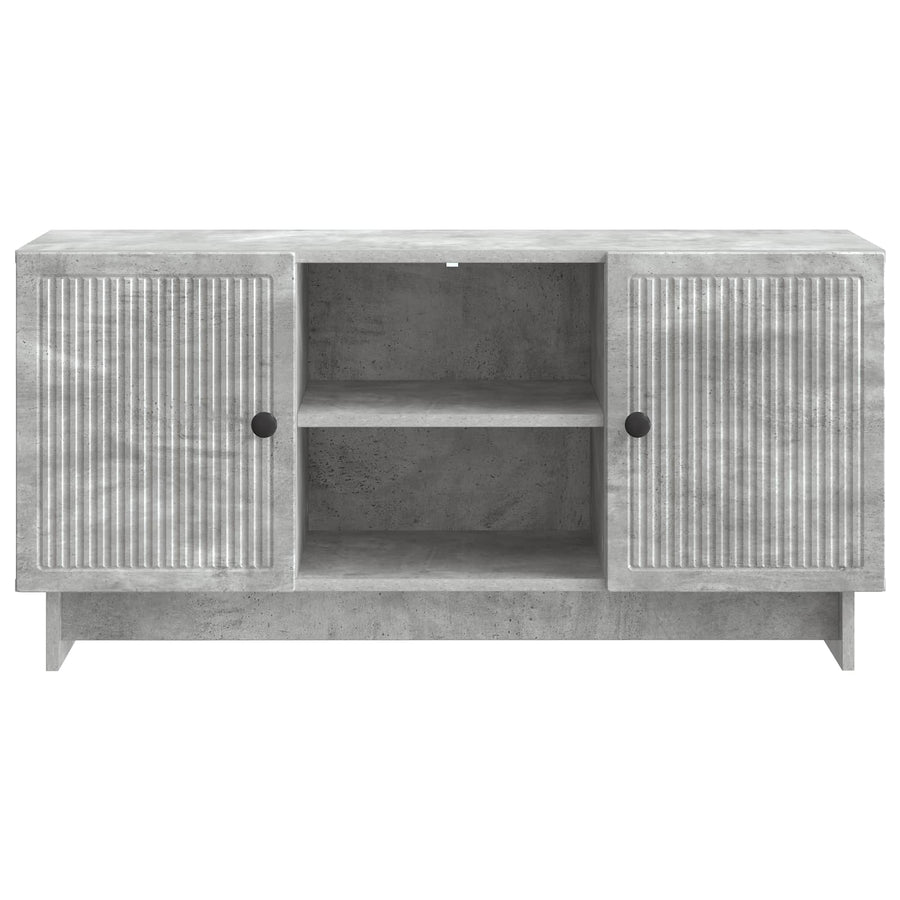 TV-kast Beton Grijs 102 x 34,5 x 50 cm Bewerkt hout