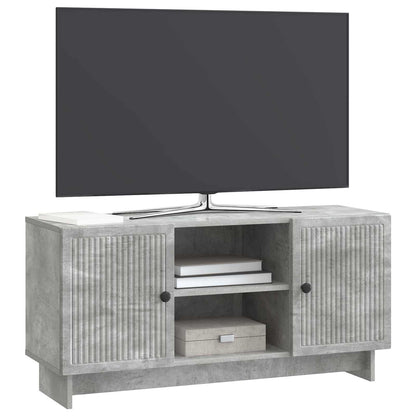 TV-kast Beton Grijs 102 x 34,5 x 50 cm Bewerkt hout