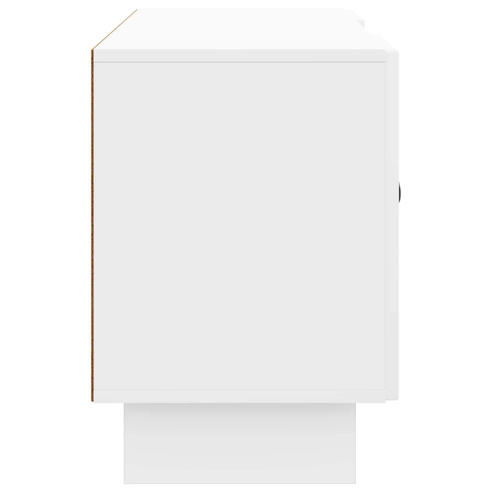 TV-kast Hoogglans wit 102 x 34,5 x 50 cm Bewerkt hout