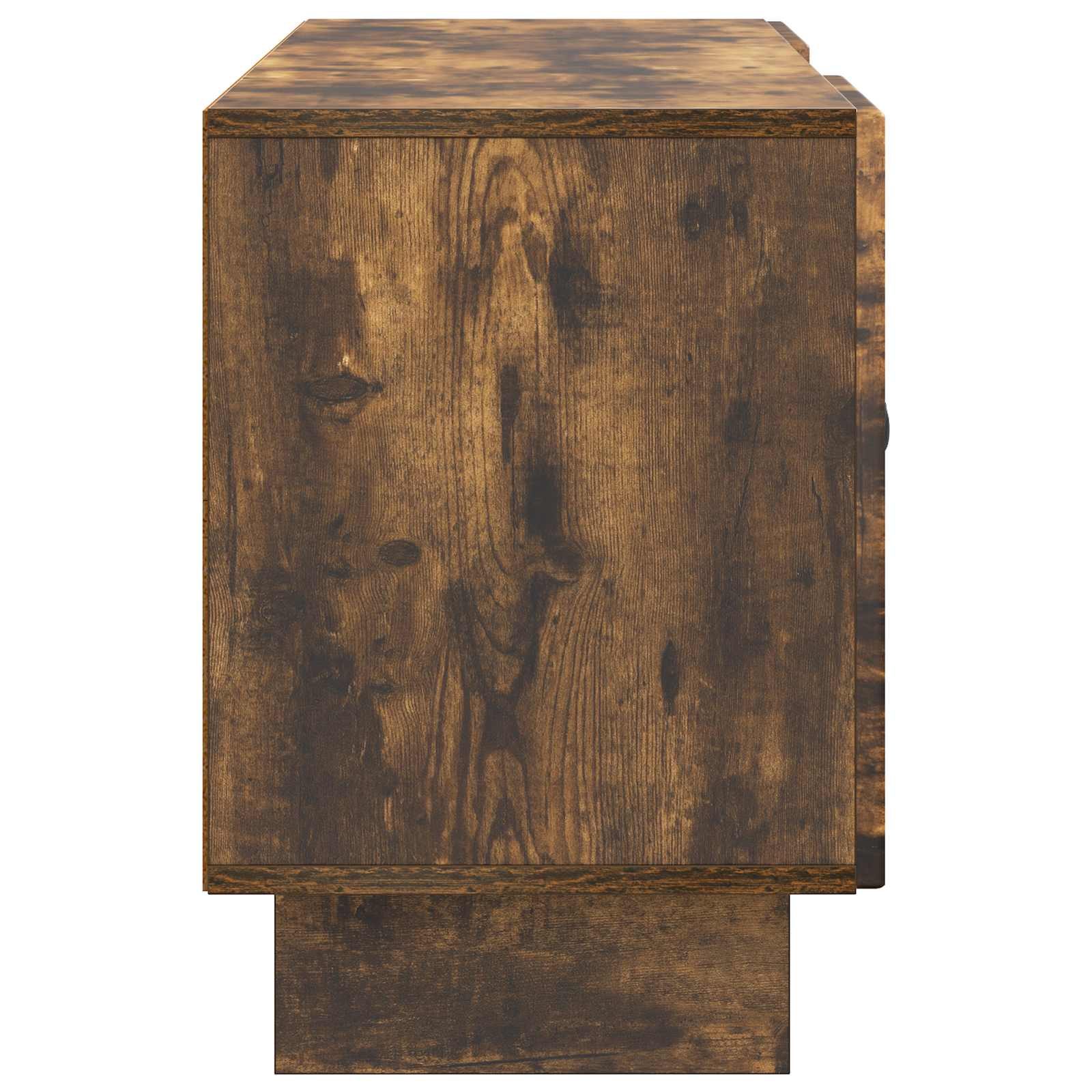 TV-kast Gerookt eiken 102 x 34,5 x 50 cm Bewerkt hout