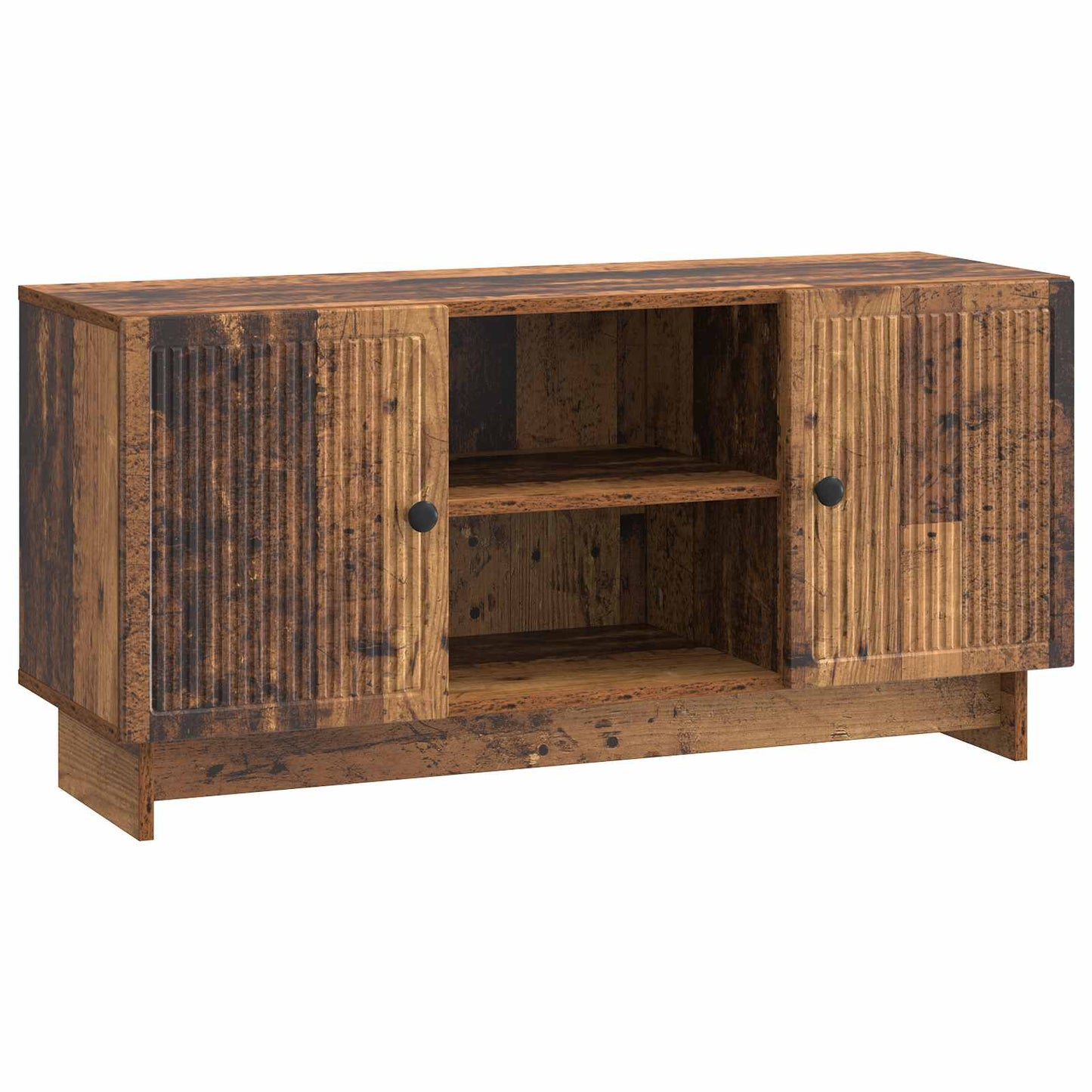 TV-kast Oudhout 102 x 34,5 x 50 cm Bewerkt hout