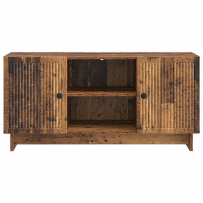 TV-kast Oudhout 102 x 34,5 x 50 cm Bewerkt hout