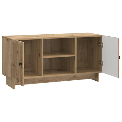 TV-kast Artisan Eiken 102 x 34,5 x 50 cm Bewerkt hout