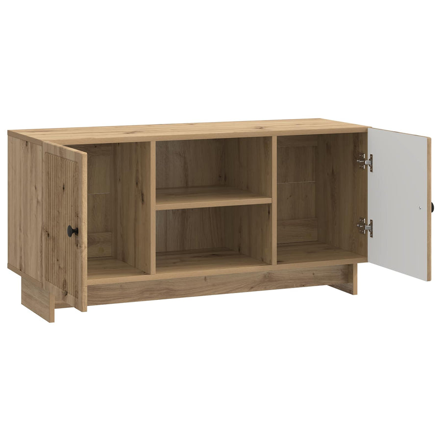TV-kast Artisan Eiken 102 x 34,5 x 50 cm Bewerkt hout