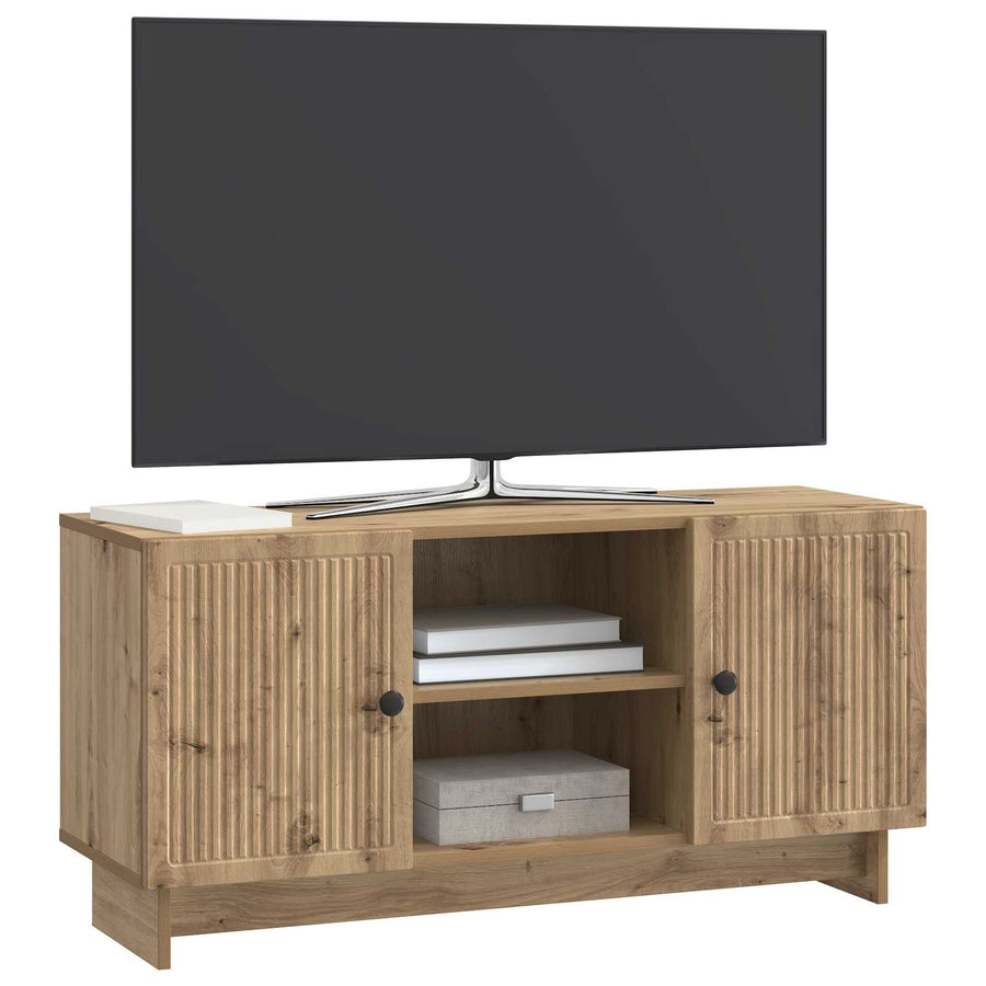 TV-kast Artisan Eiken 102 x 34,5 x 50 cm Bewerkt hout
