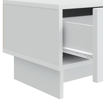 TV-kast met lade Wit 147 x 34,5 x 30 cm Bewerkt hout