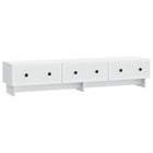TV-kast wit 147x34,5x30 cm bewerkt hout