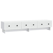 TV-kast wit 147x34,5x30 cm bewerkt hout