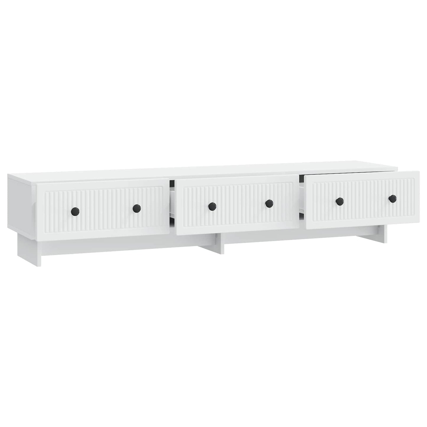 TV-kast met lade Wit 147 x 34,5 x 30 cm Bewerkt hout
