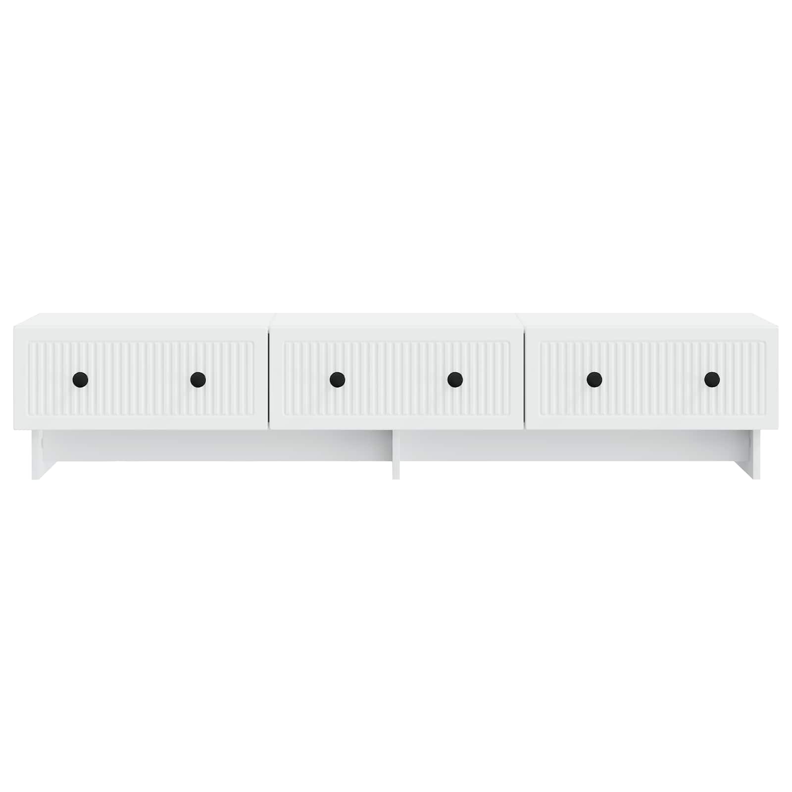 TV-kast met lade Wit 147 x 34,5 x 30 cm Bewerkt hout