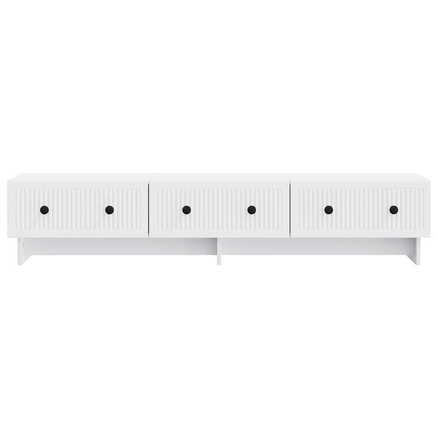 TV-kast met lade Wit 147 x 34,5 x 30 cm Bewerkt hout