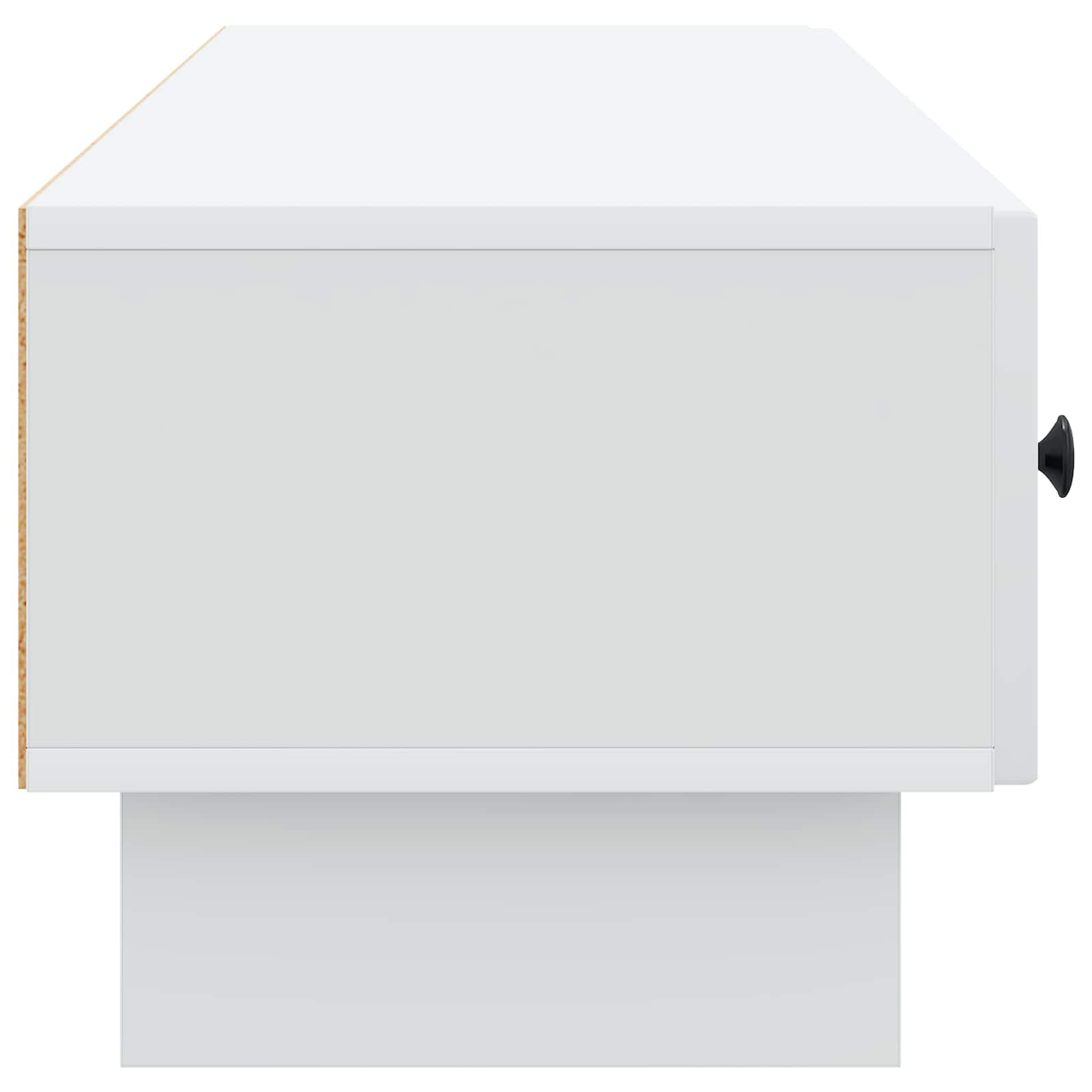 TV-kast met lade Wit 147 x 34,5 x 30 cm Bewerkt hout