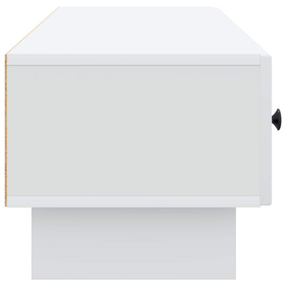 TV-kast met lade Wit 147 x 34,5 x 30 cm Bewerkt hout