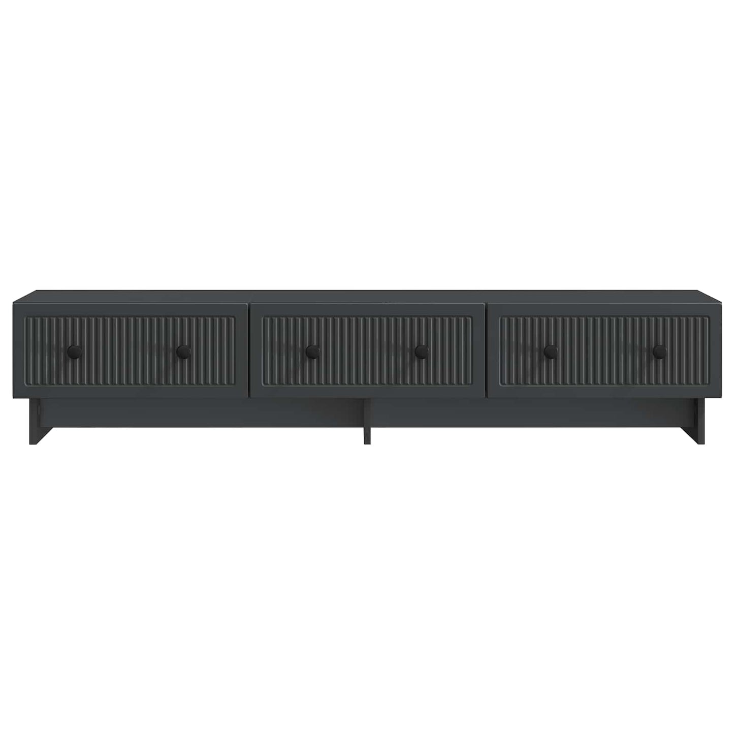 TV-kast met lade Zwart 147 x 34,5 x 30 cm Bewerkt hout