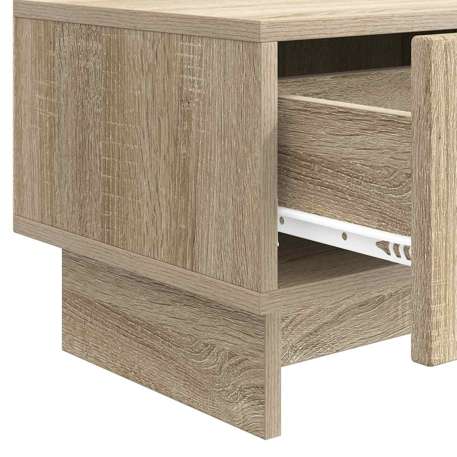 TV-kast met lade Sonoma Eiken 147 x 34,5 x 30 cm Bewerkt hout
