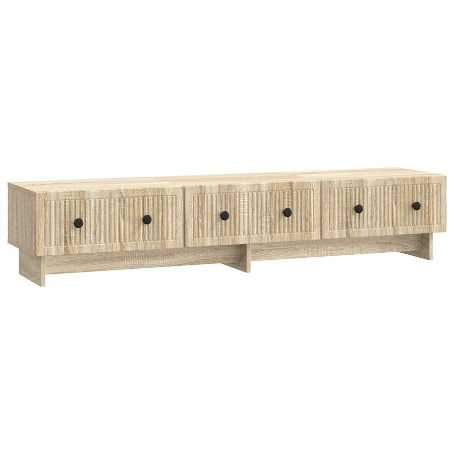 TV-kast met lade Sonoma Eiken 147 x 34,5 x 30 cm Bewerkt hout