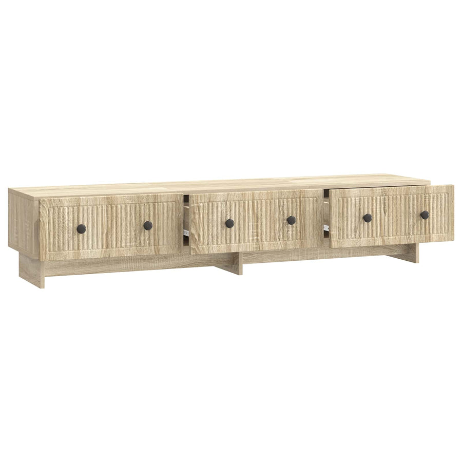 TV-kast met lade Sonoma Eiken 147 x 34,5 x 30 cm Bewerkt hout