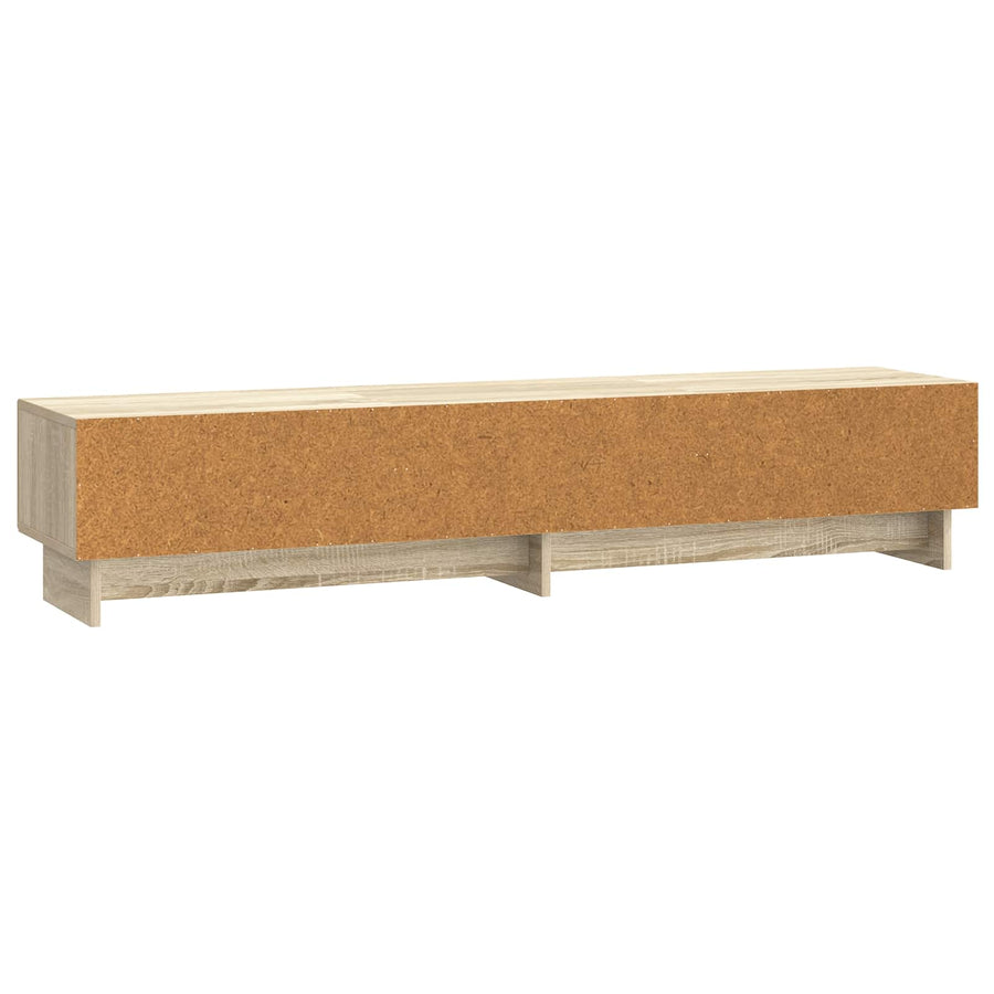 TV-kast met lade Sonoma Eiken 147 x 34,5 x 30 cm Bewerkt hout