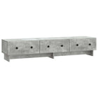 TV-kast 147x34,5x30 cm betongrijs bewerkt hout