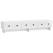 TV-kast 147x34,5x30 cm hoogglans wit bewerkt hout
