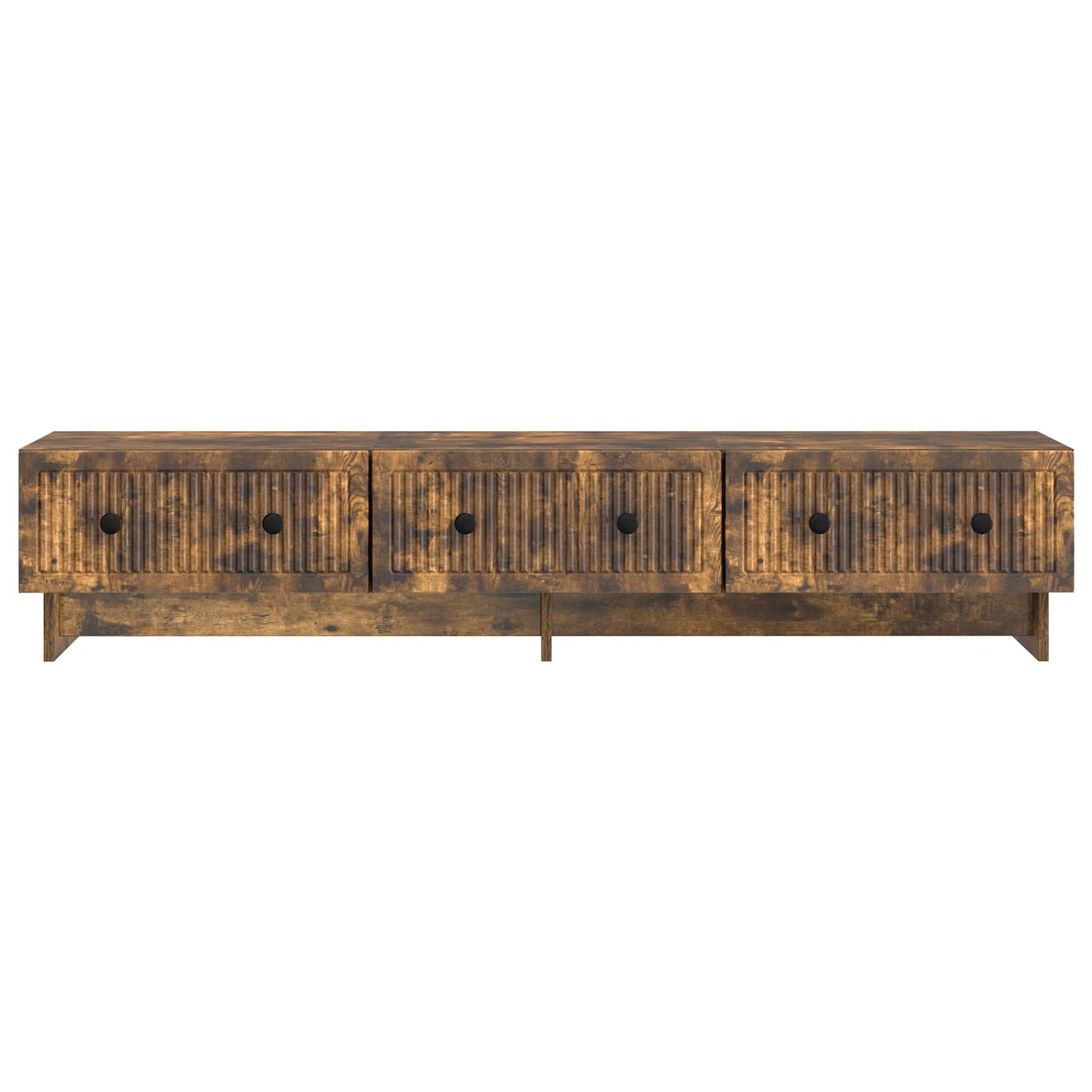 TV-kast met lade Gerookt eiken 147 x 34,5 x 30 cm Bewerkt hout
