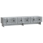 TV-kast 147x34,5x30 cm grijs sonoma bewerkt hout