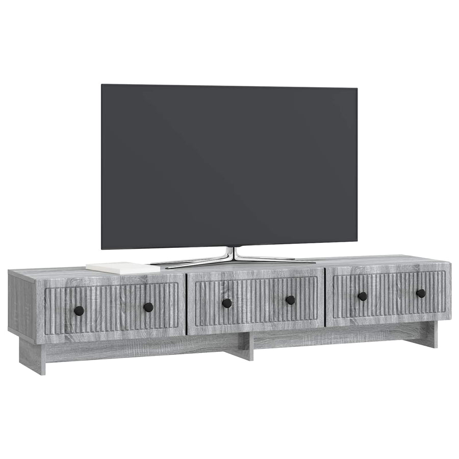 TV-kast met lade Grijs sonoma 147 x 34,5 x 30 cm Bewerkt hout