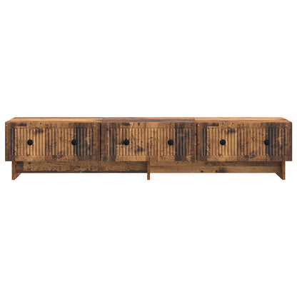 TV-kast met lade Oud hout 147 x 34,5 x 30 cm Bewerkt hout