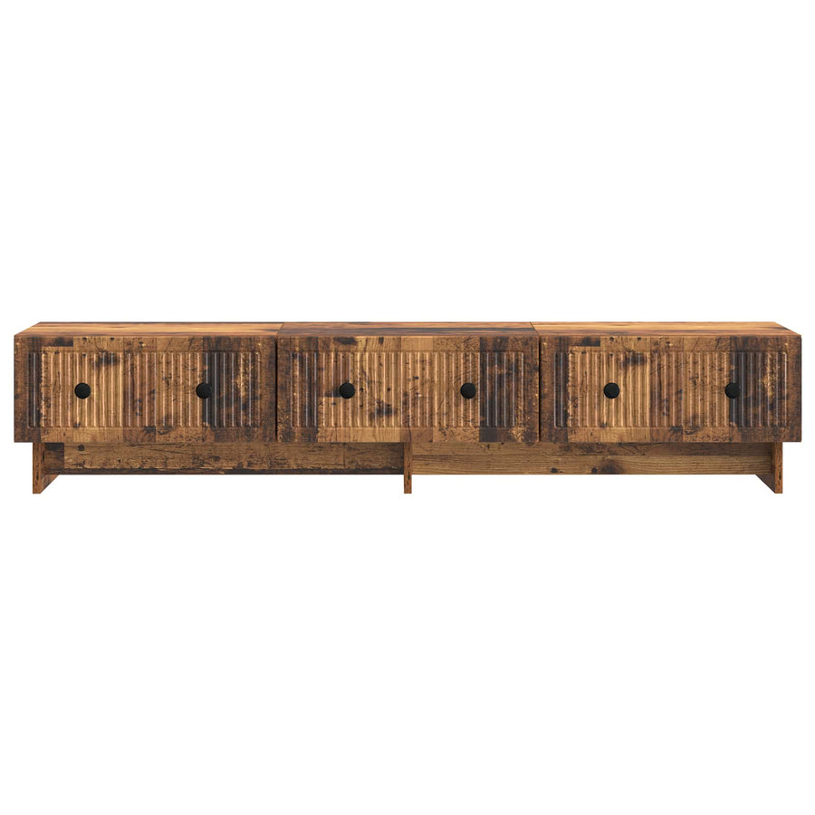 TV-kast met lade Oud hout 147 x 34,5 x 30 cm Bewerkt hout