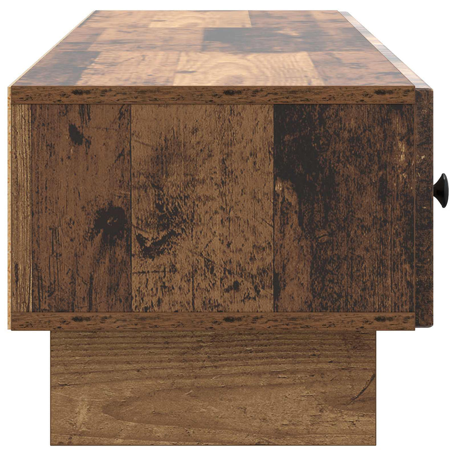 TV-kast met lade Oud hout 147 x 34,5 x 30 cm Bewerkt hout