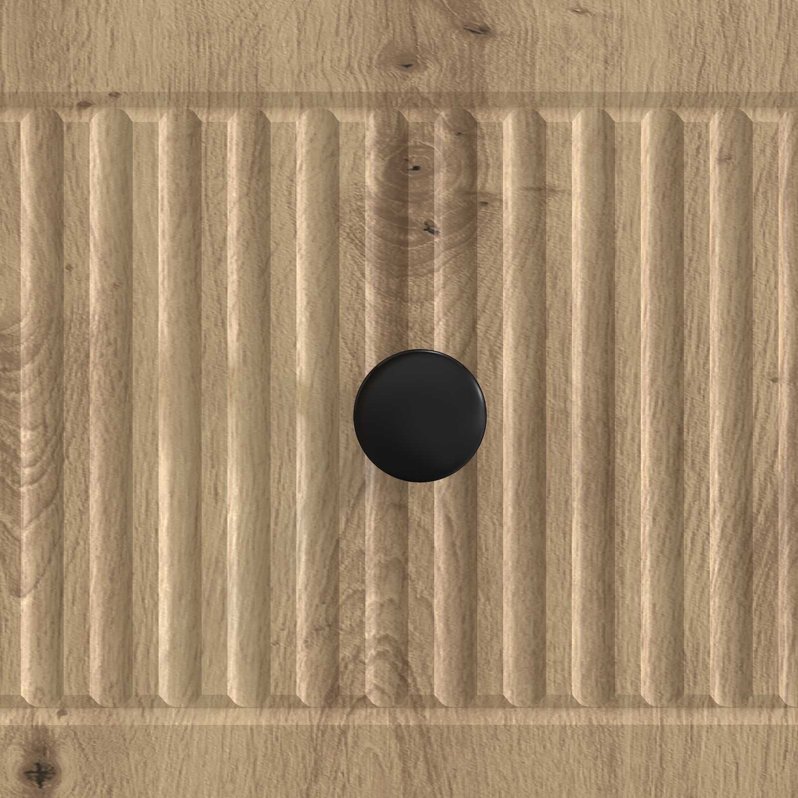 TV-kast Artisanaal eiken 147 x 34,5 x 30 cm Bewerkt hout